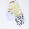 Handsocks 1003 OLIVIA (Elephants w/White) Plush Stay-On Strap-Free No-Scratch Warm Baby & Kid Mitten