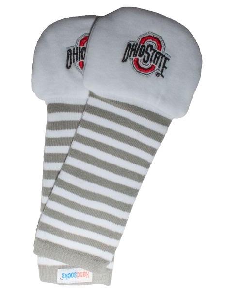 Handsocks 106S OHIO (Logo) Plush Stay-On Strap-Free No-Scratch Warm Baby & Kid Mittens