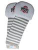 Handsocks 106S OHIO (Logo) Plush Stay-On Strap-Free No-Scratch Warm Baby & Kid Mittens