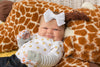Handsocks 1006 FELIX (Fox w/Grey) Plush Stay-On Strap-Free No-Scratch Warm Baby & Kid Mittens